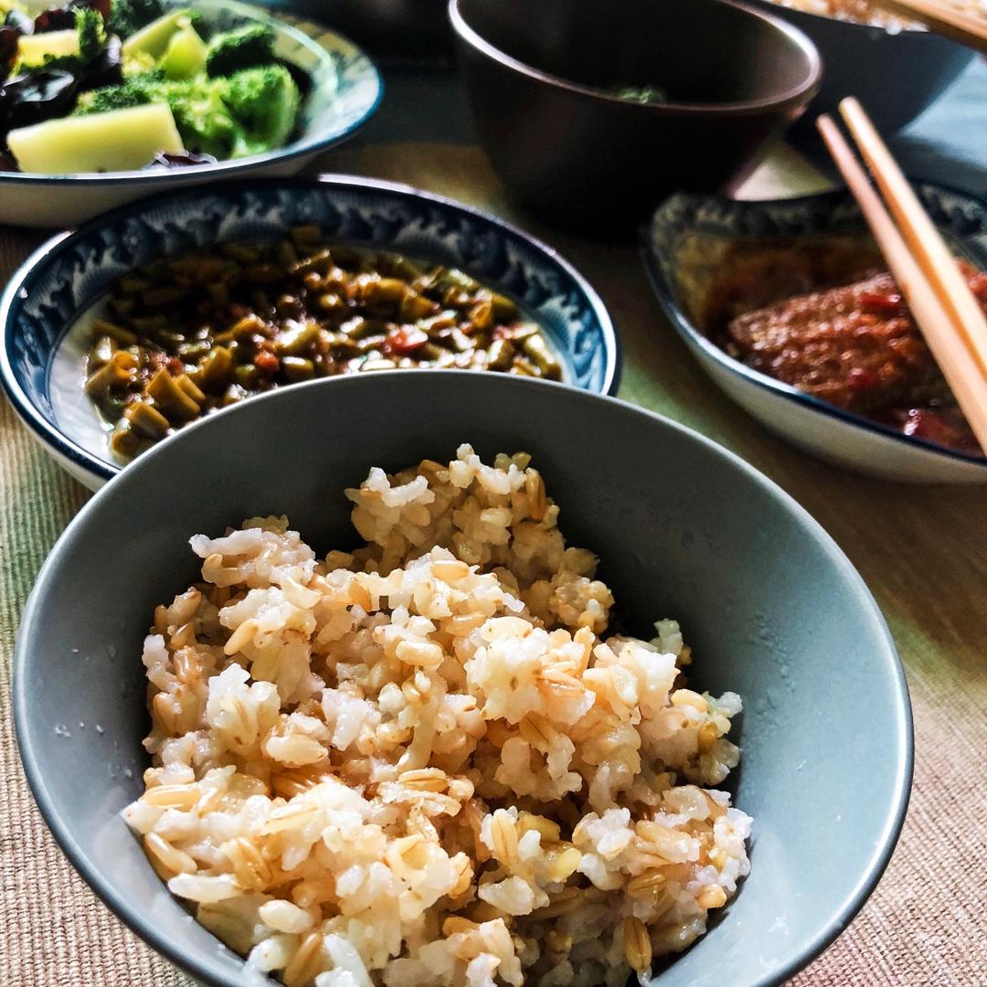 减肥主食---燕麦糙米饭