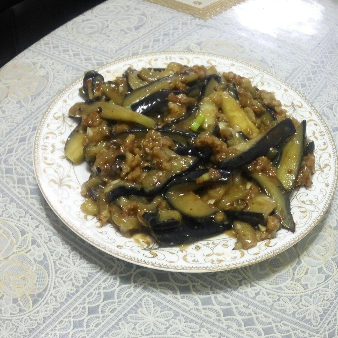 红烧肉沫茄子