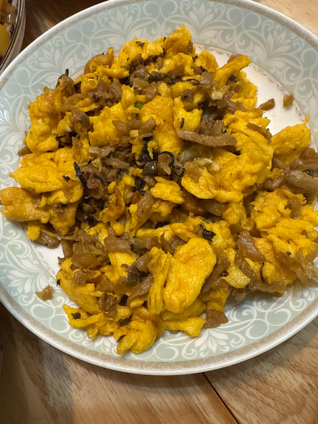 鸡蛋炒外婆菜(下饭菜)