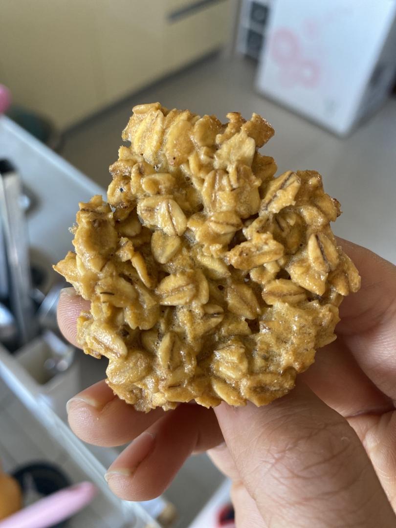 无油咸蛋黄燕麦饼干（低脂健身小零食）