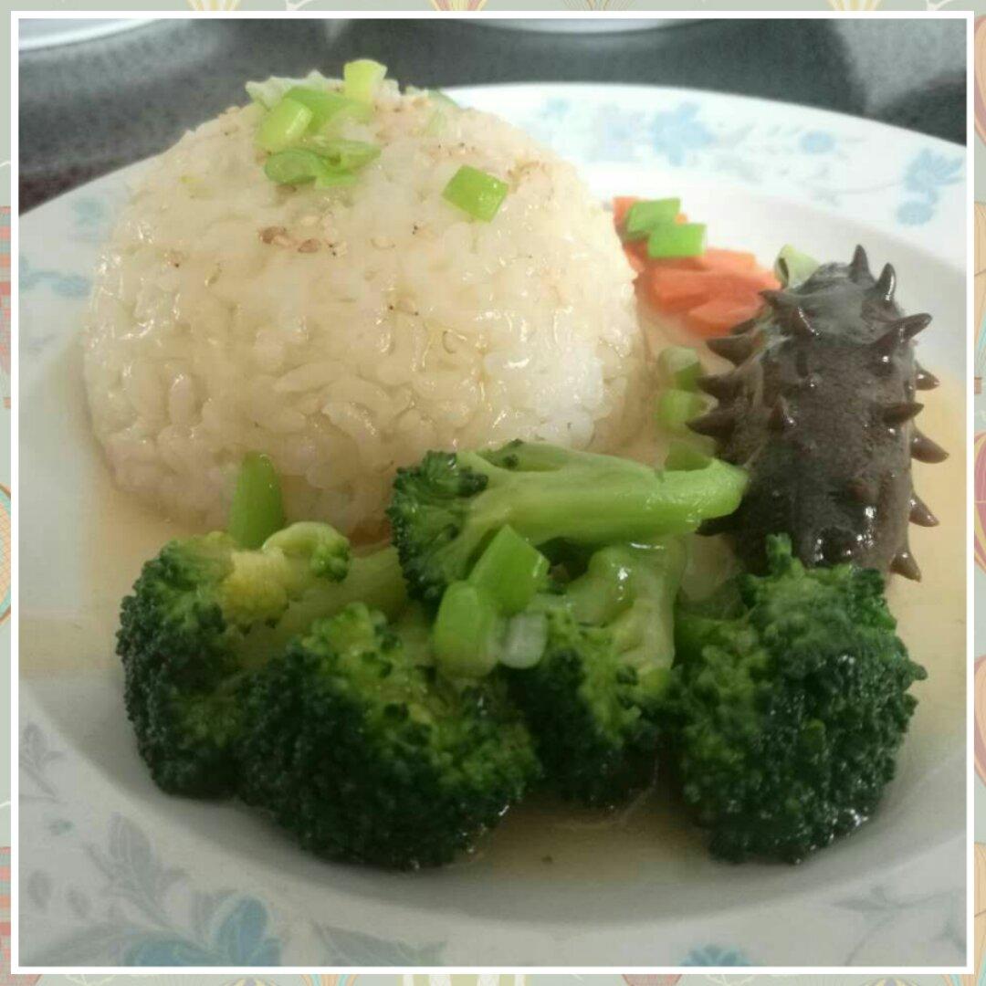 鲍汁海参捞饭