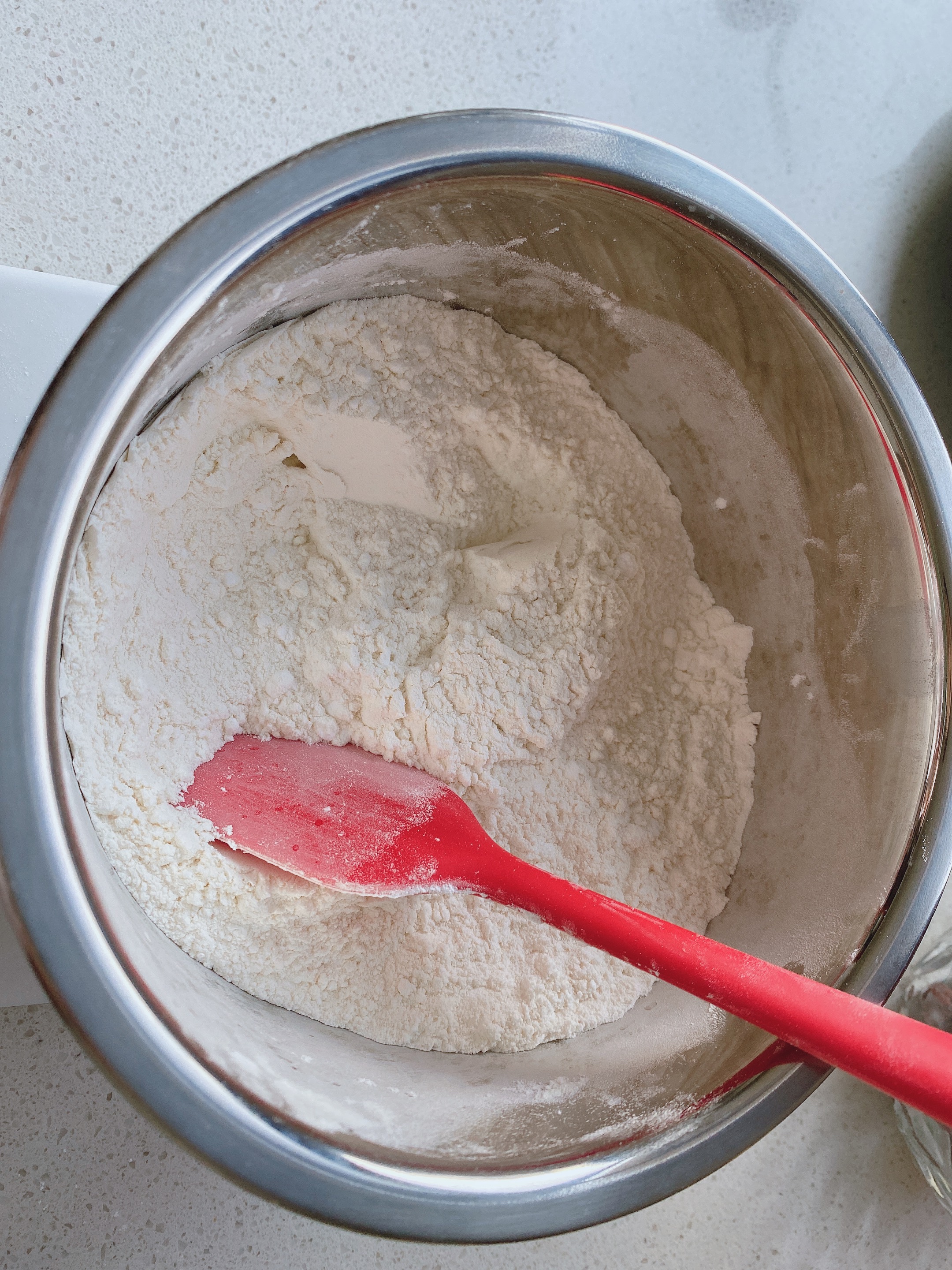 免揉脆底小面包：豆沙➕橙皮味（免揉）的做法 步骤2
