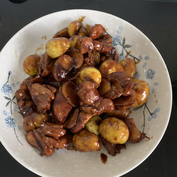板栗烧鸡