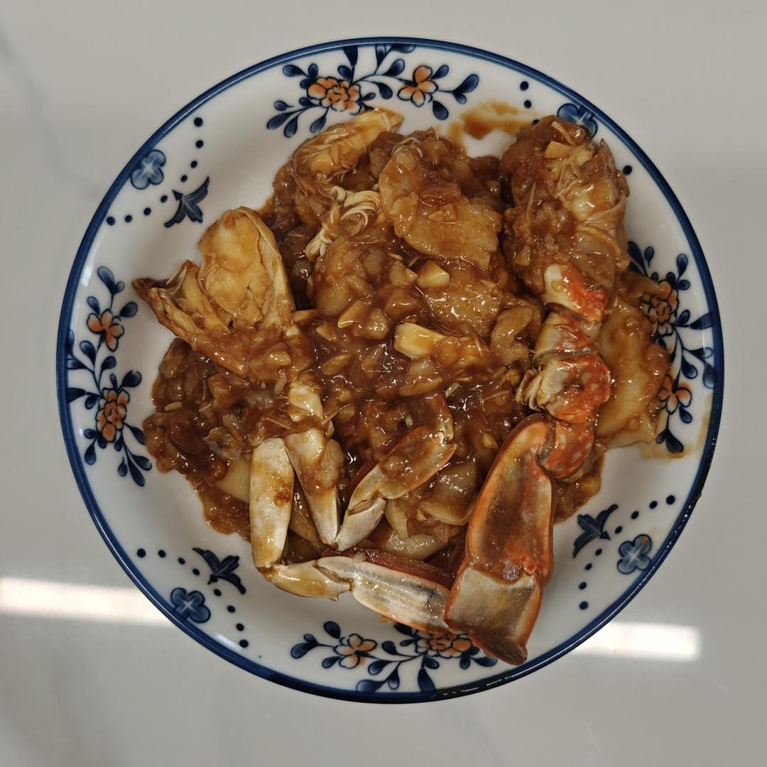梭子蟹炒年糕～标准的江浙菜