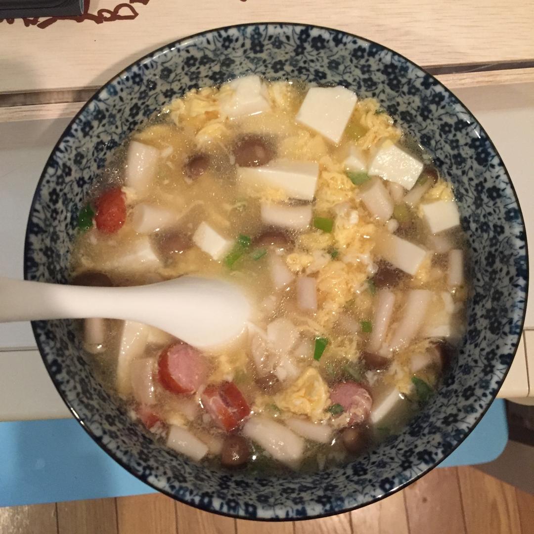 豆腐菌菇汤