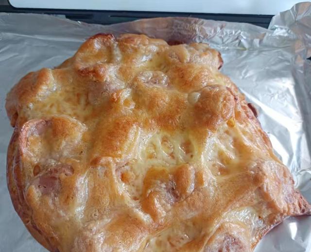 快手烤肠披萨#松下蒸烤箱jk180的做法