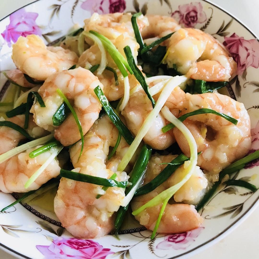 葱爆虾仁