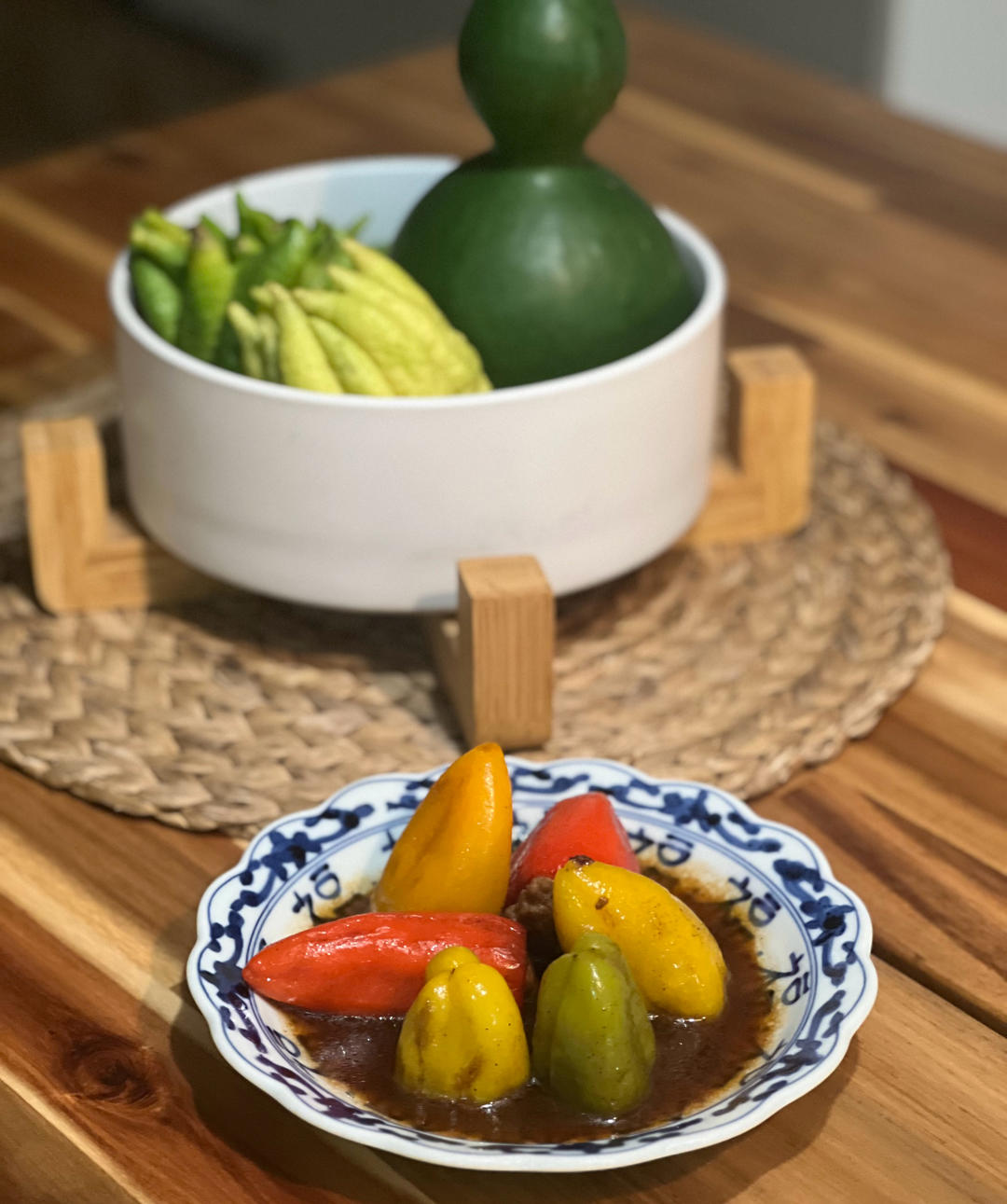 虎皮青椒/青椒塞肉
