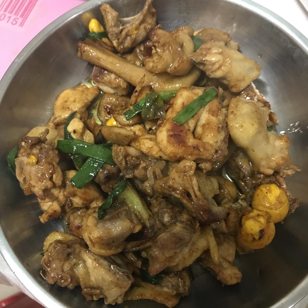 姜葱炒鸡