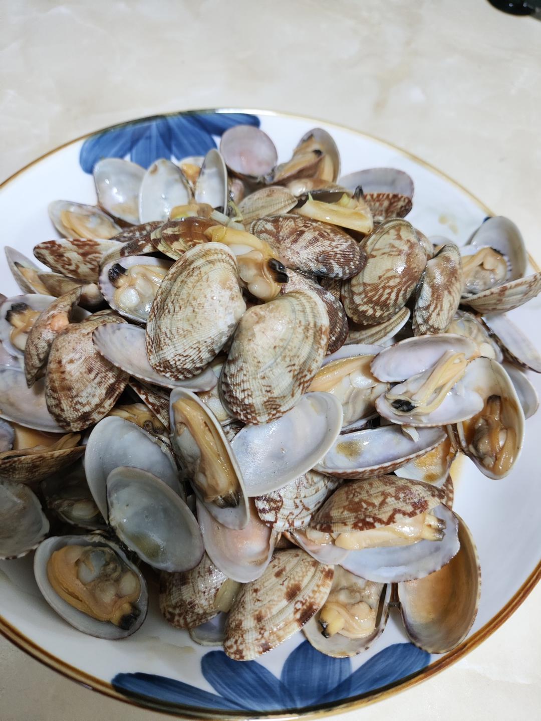 5分钟快手菜❗️秒杀路边摊爆炒花甲～好吃到爆