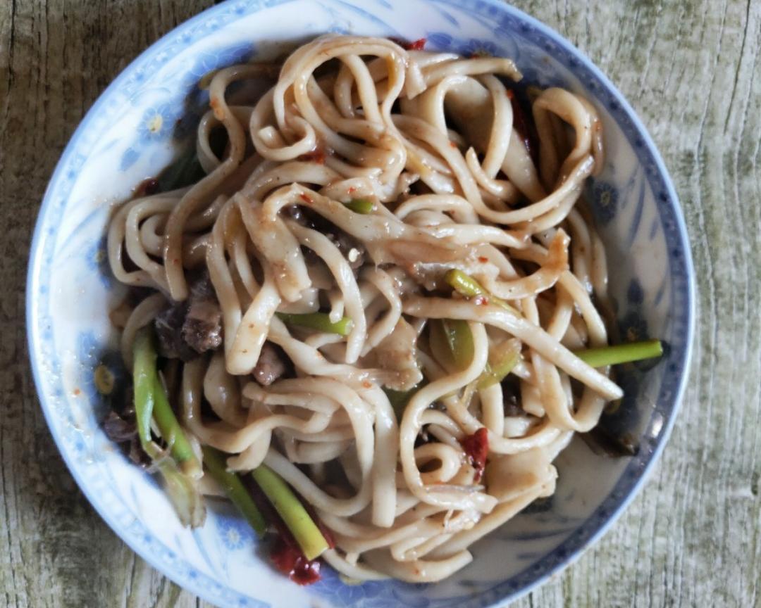 新疆干煸炒面的做法