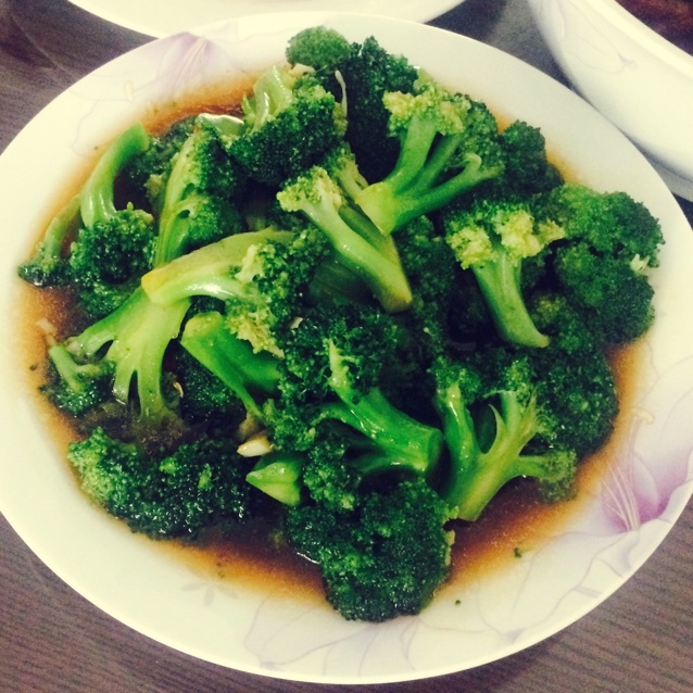 小怪兽liz做的蚝油西蓝花