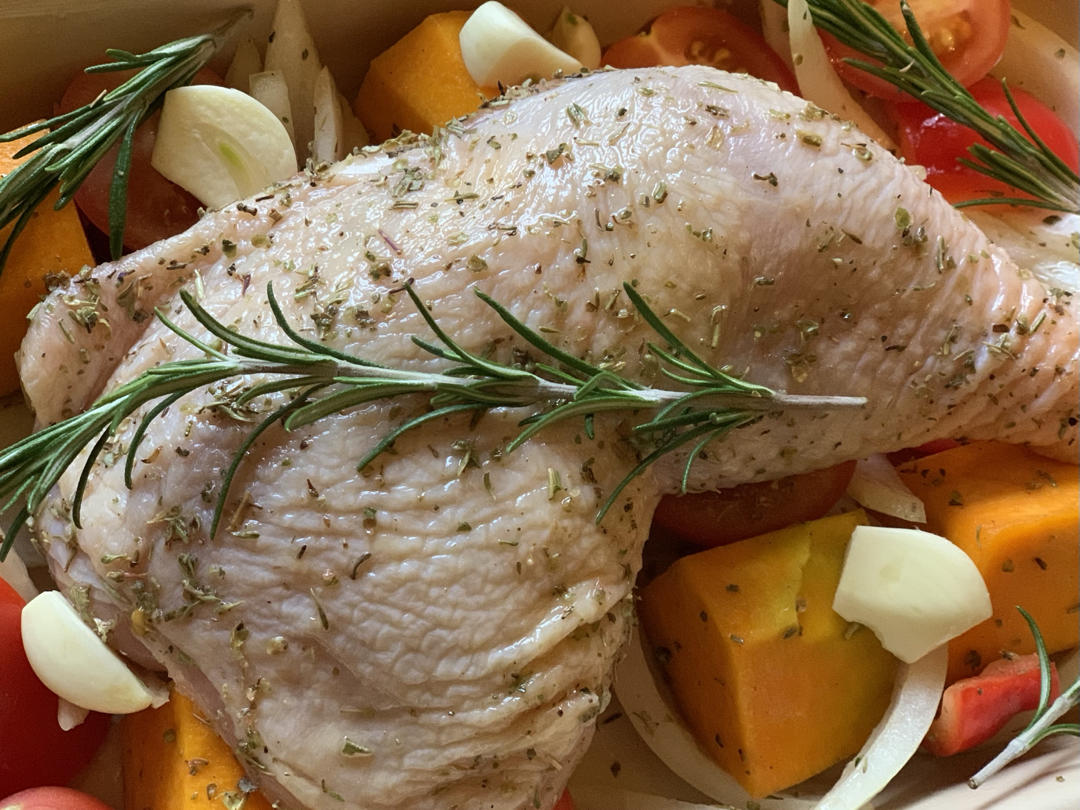 法式香料烤鸡腿