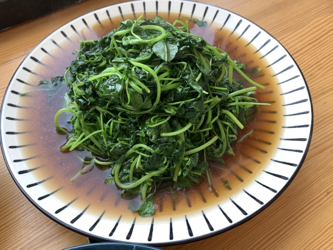 16秒搞定一盘酒香草头