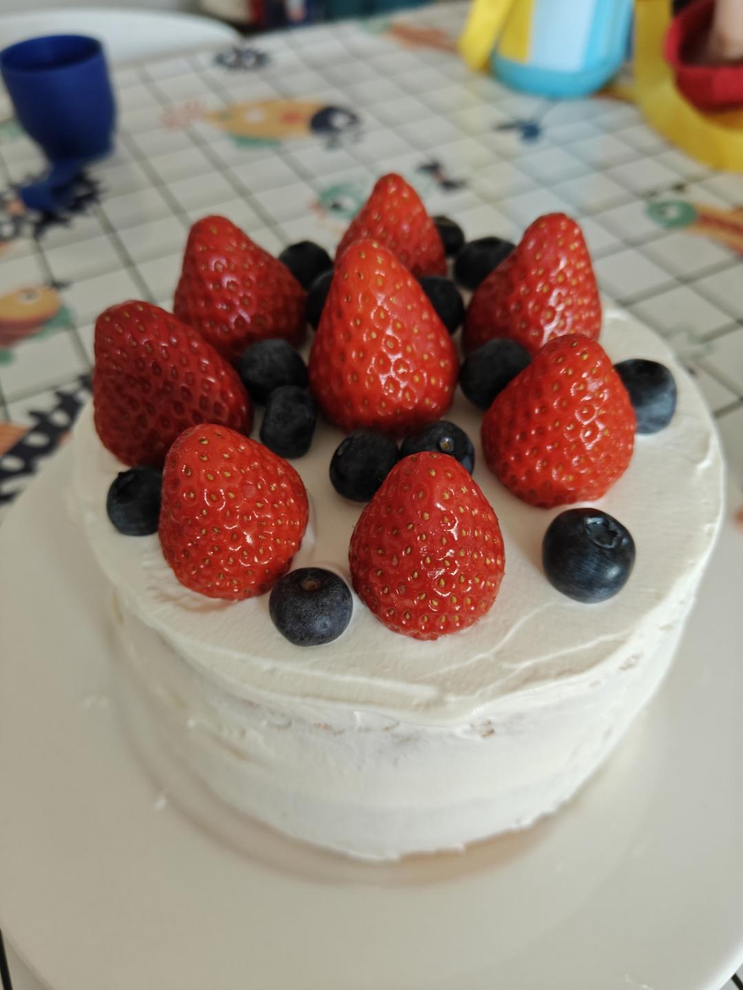 简单家庭自制生日蛋糕—附不同尺寸模具大小