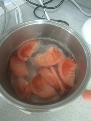 【小煮锅一人食】番茄豆腐蛋花汤+蒸红薯片的做法 步骤5