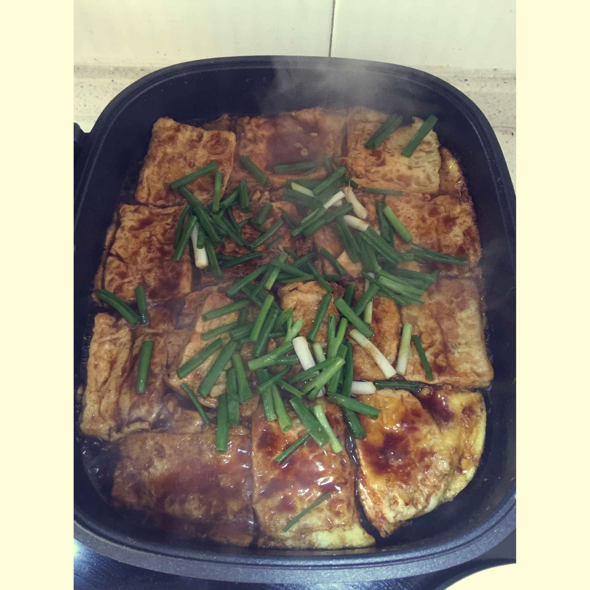 蚝油嫩豆腐