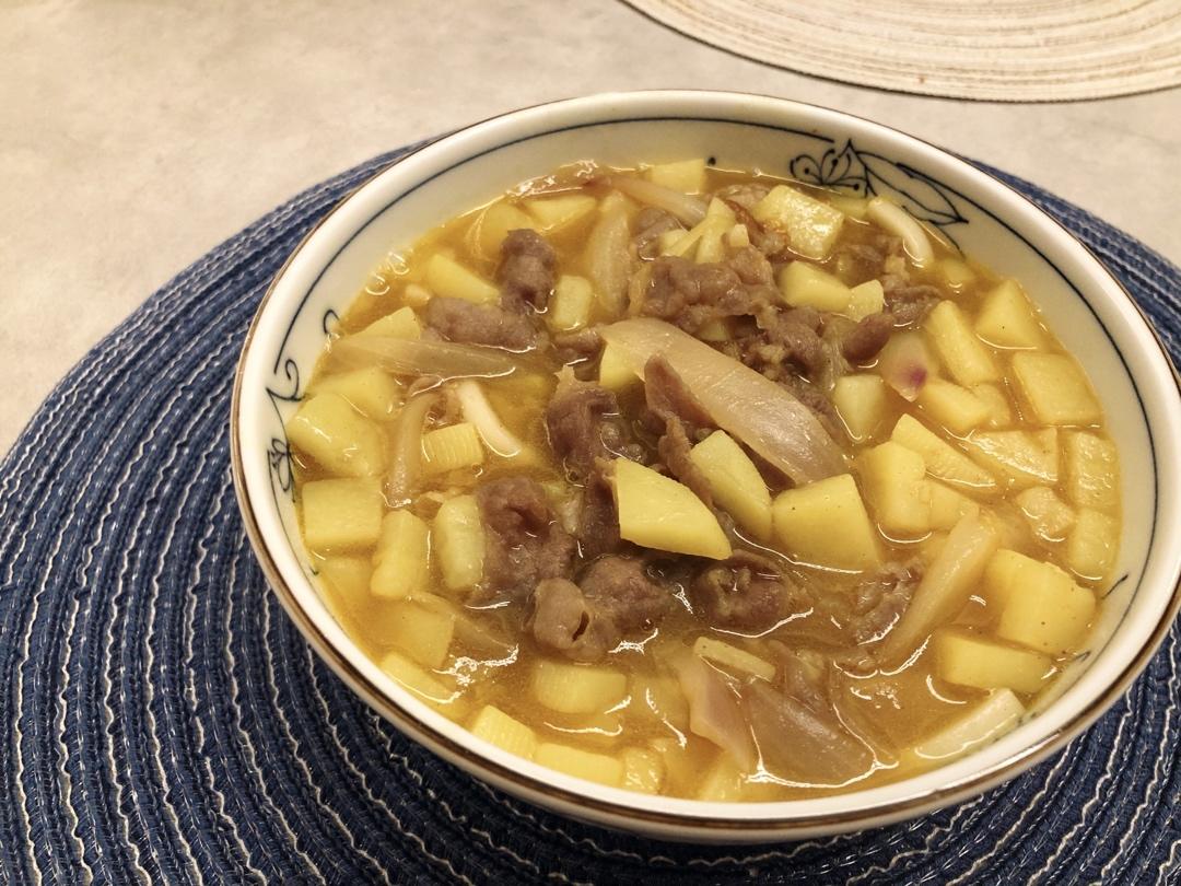 咖喱肥牛乌冬面