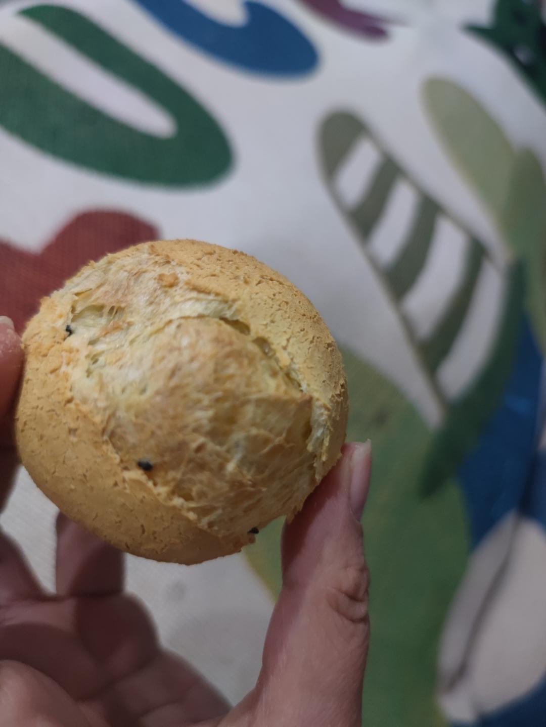 空气炸锅版麻薯面包