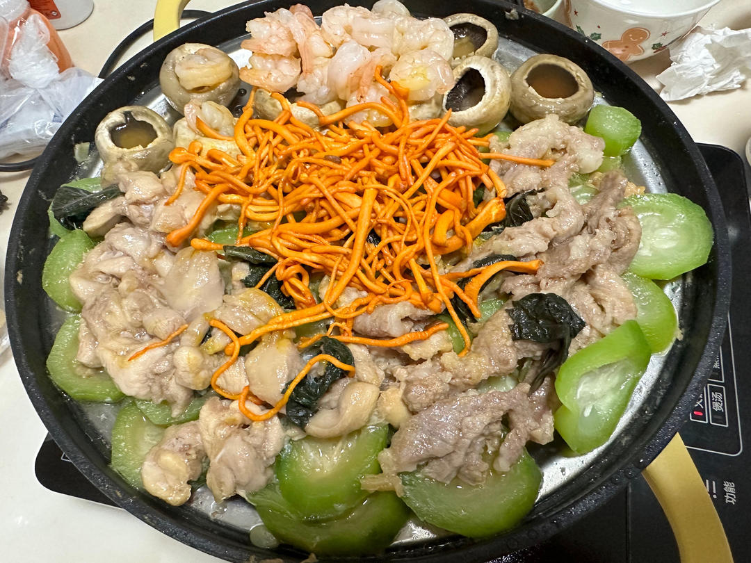 👆【多功能火锅打卡戳这】蒸汽海鲜火锅-3月美食日记打卡