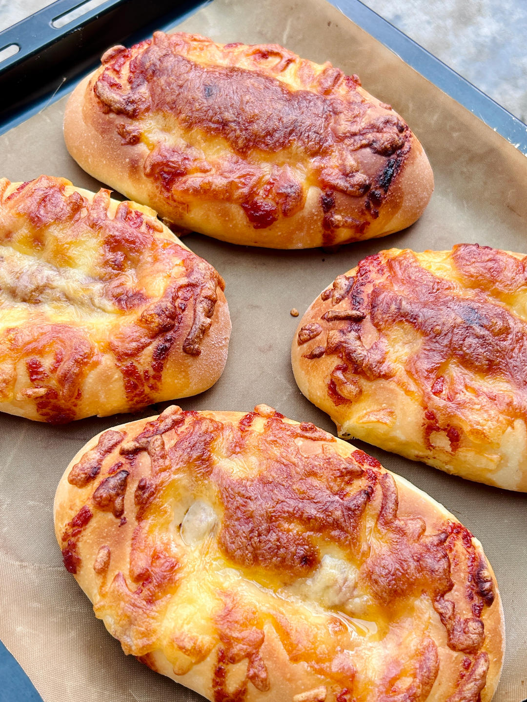 美味的香肠面包