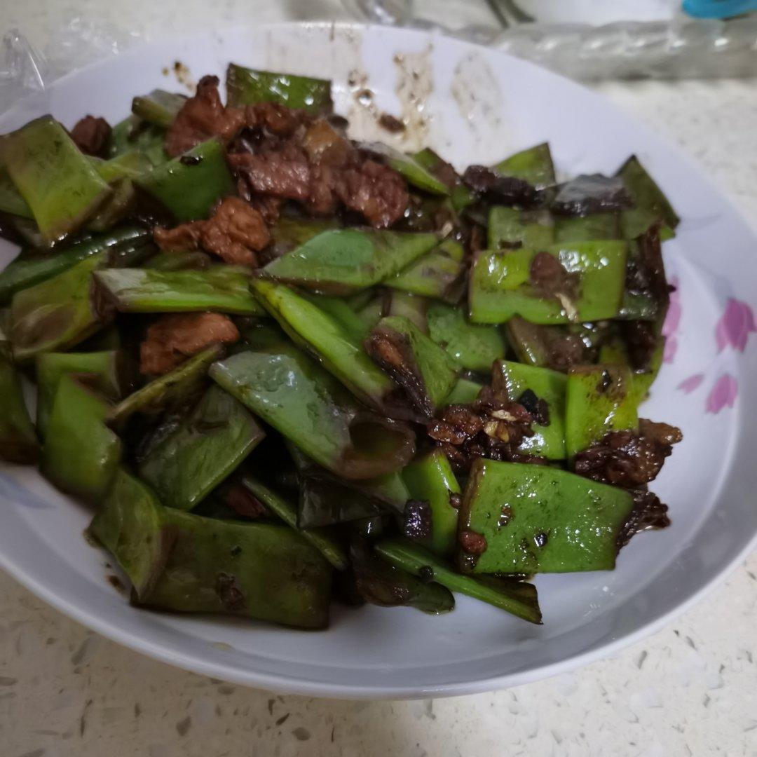 下饭神器 扁豆炒肉