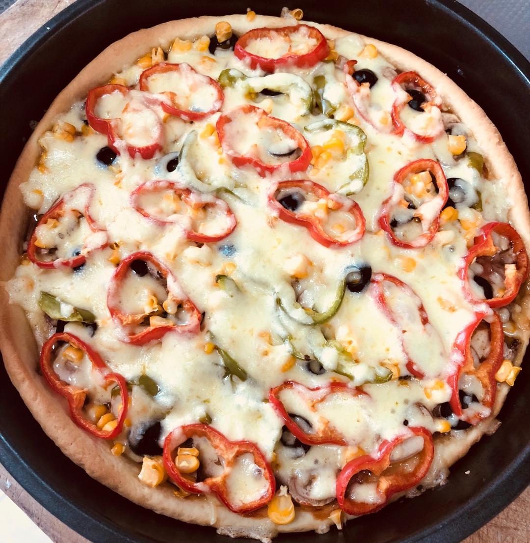 三鲜米线做的10寸披萨完美图解