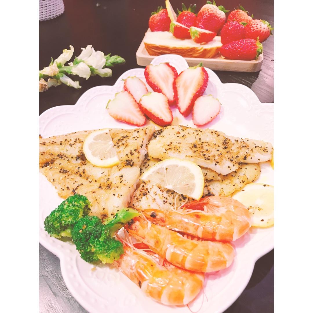香煎龙利鱼——fit食谱系列