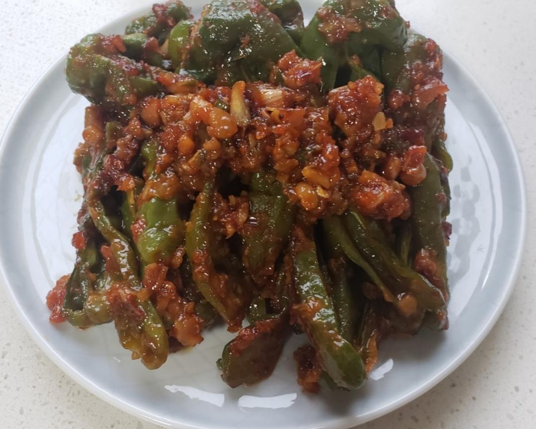 下饭菜_酱炒辣椒的做法