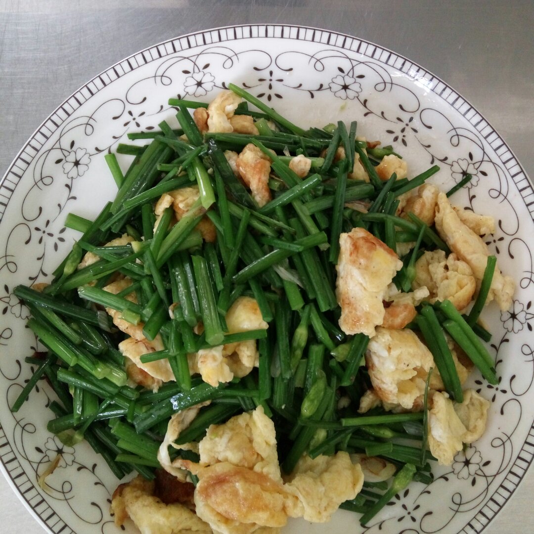 韭苔炒鸡蛋