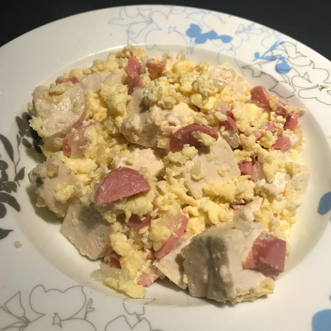 蛋包豆腐丁