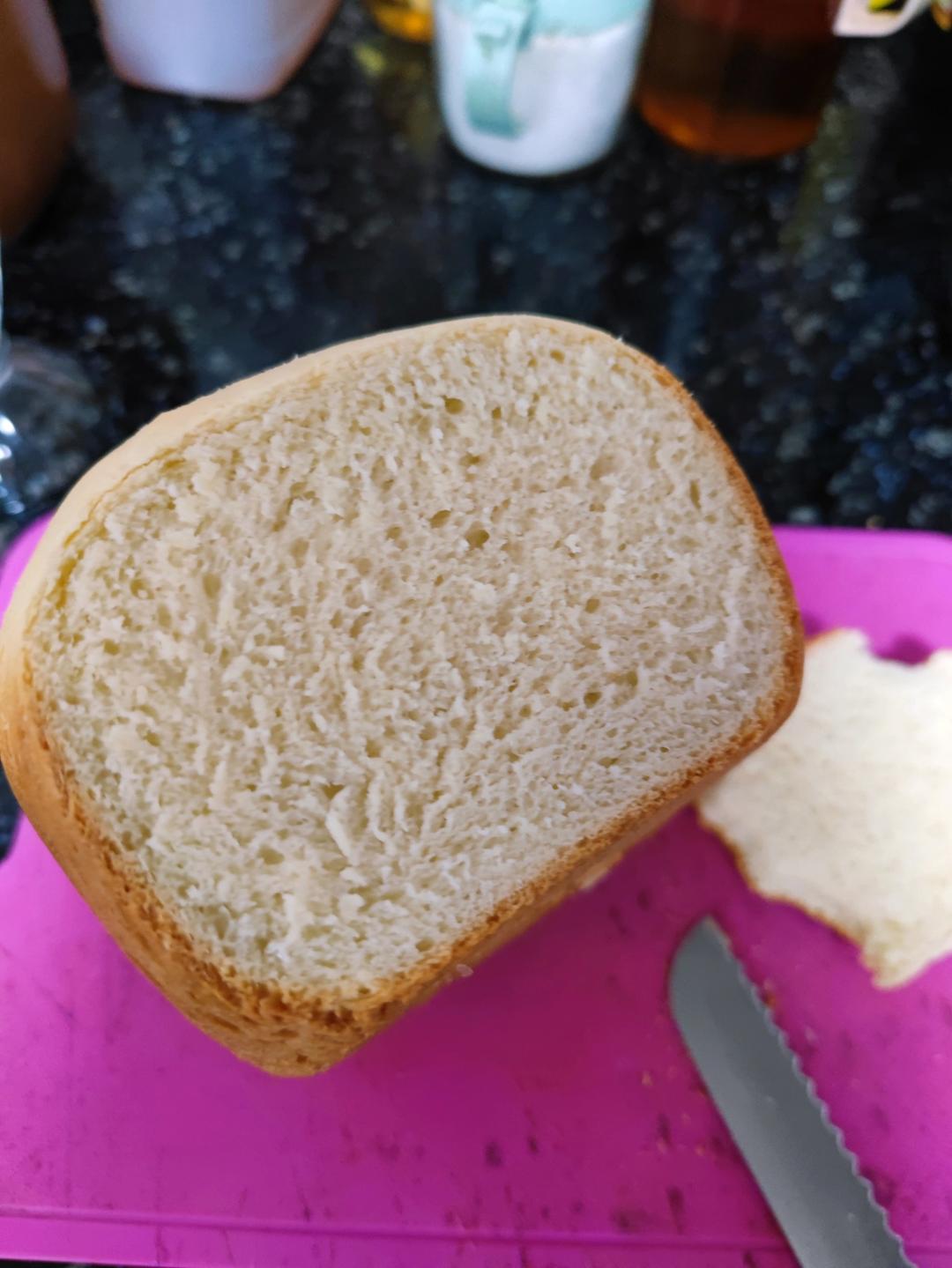 中筋粉面包也香软好吃（普通面粉）