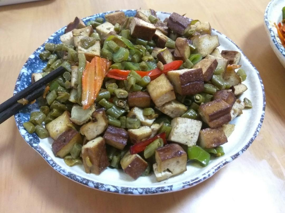 酸豆角炒香干