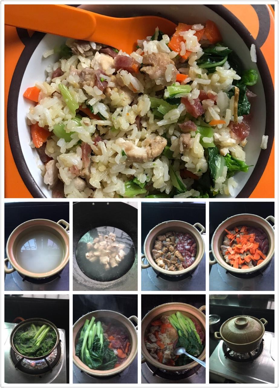 香肠煲仔饭