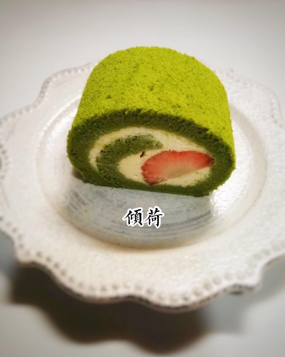 抹茶戚风蛋糕卷