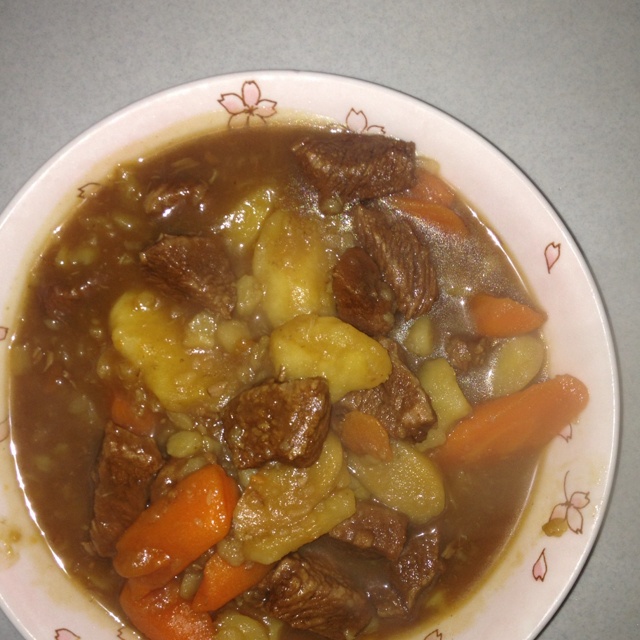 土豆炖牛肉