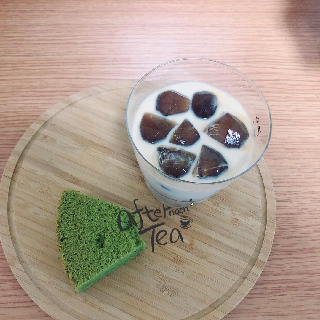 抹茶奶酪戚风蛋糕