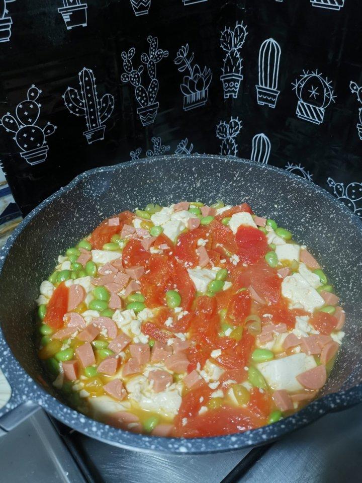 青豆火腿豆腐