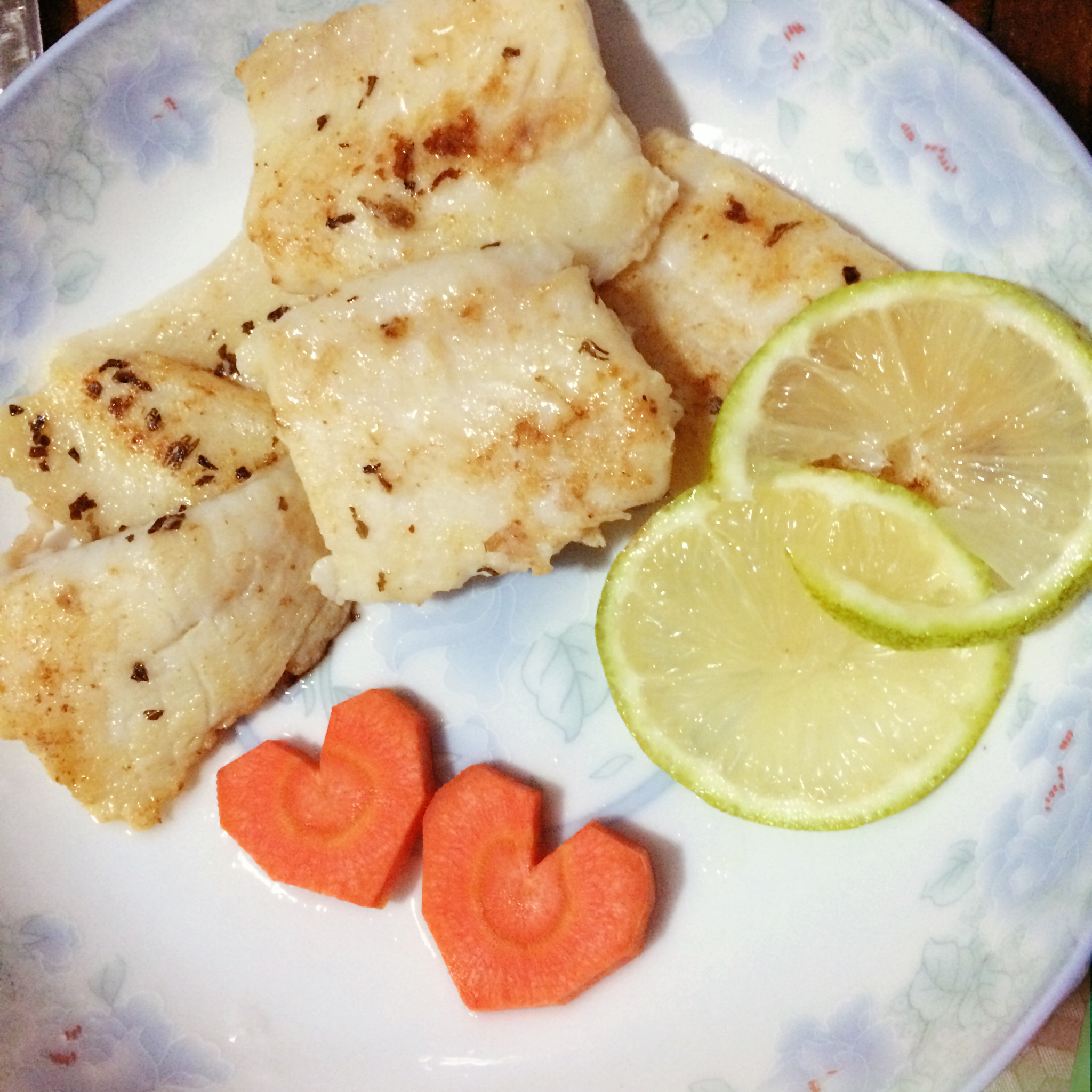 柠香罗勒煎龙利鱼