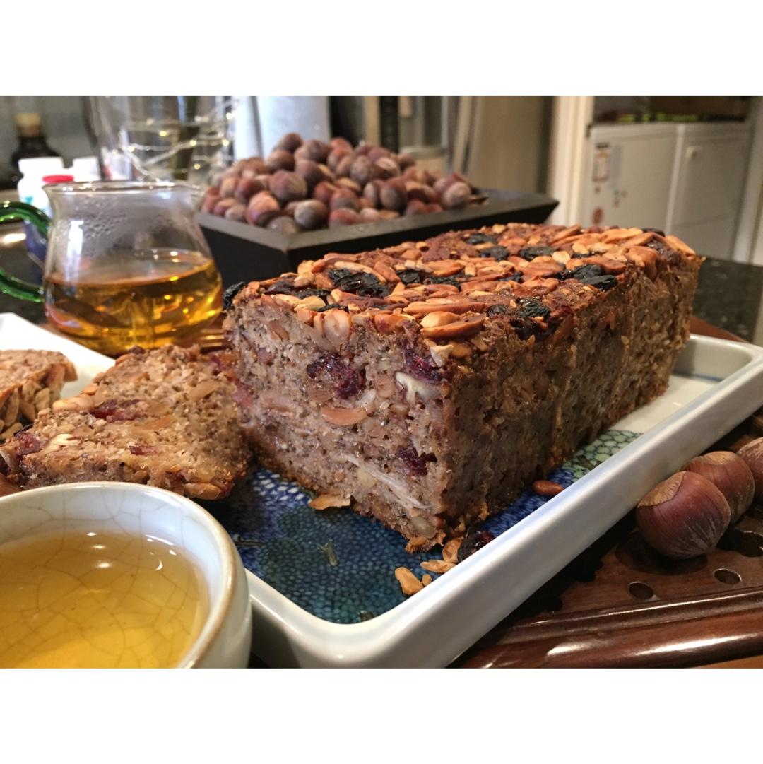 无面粉高纤能量面包丨健康·烘焙