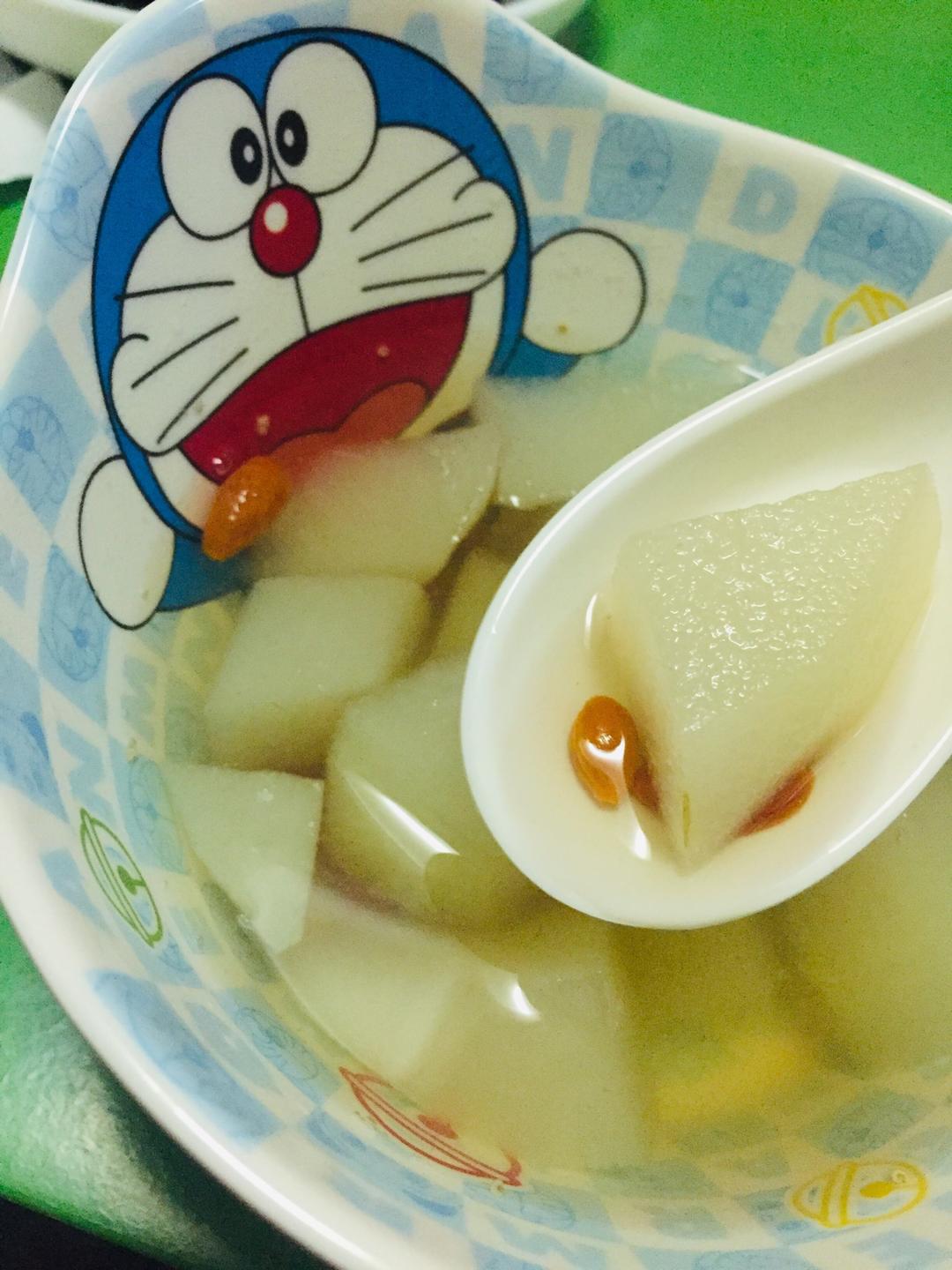 雪梨姜汤(治疗感冒)