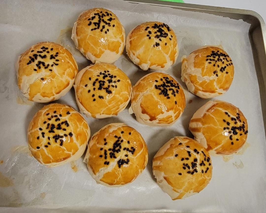 蛋黄酥的做法