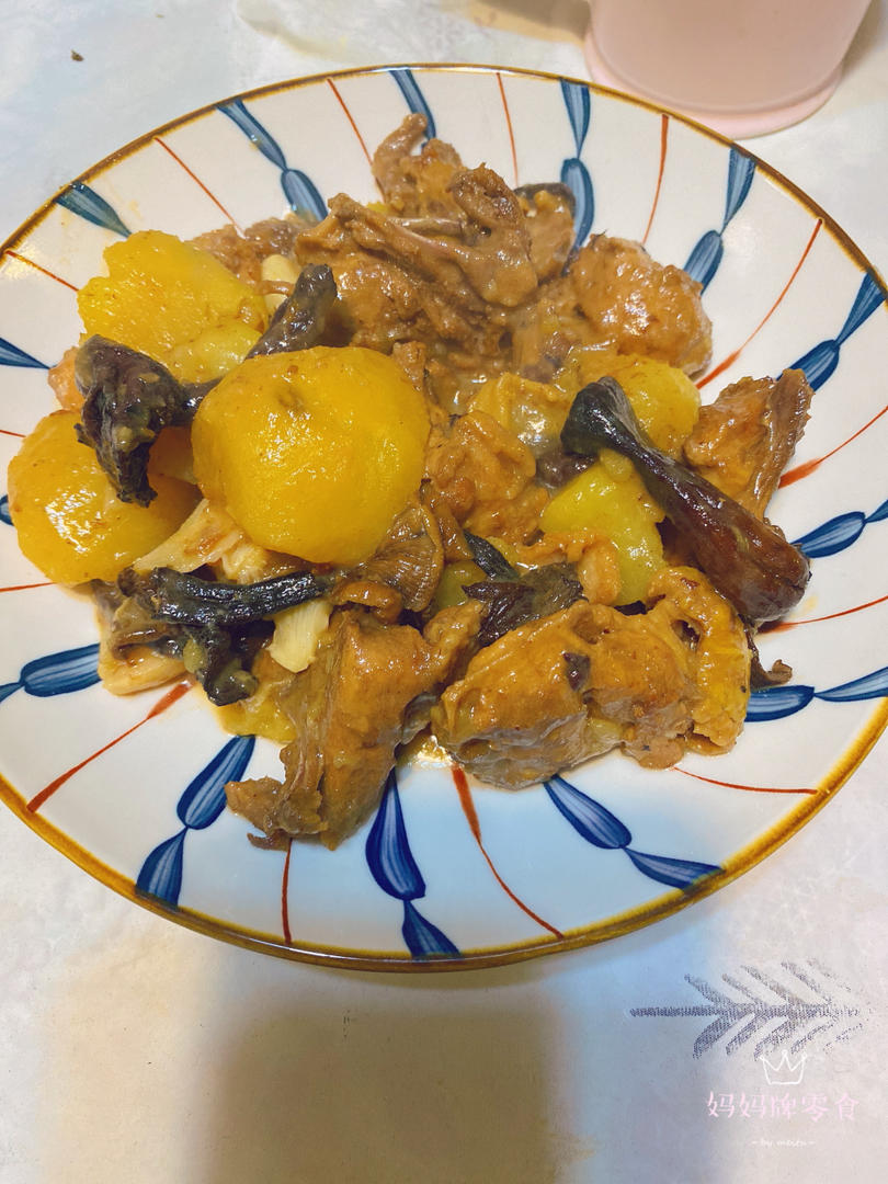 小鸡炖蘑菇土豆粉条