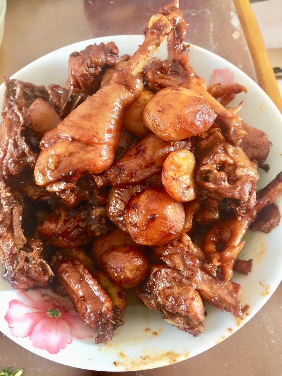 板栗烧鸡