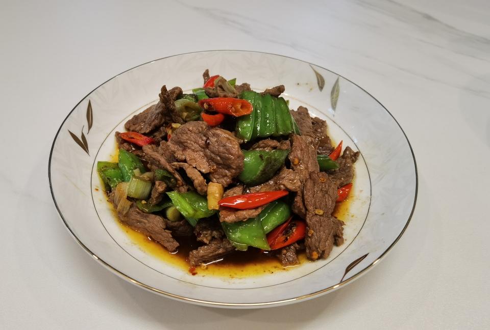 农家辣椒炒牛肉