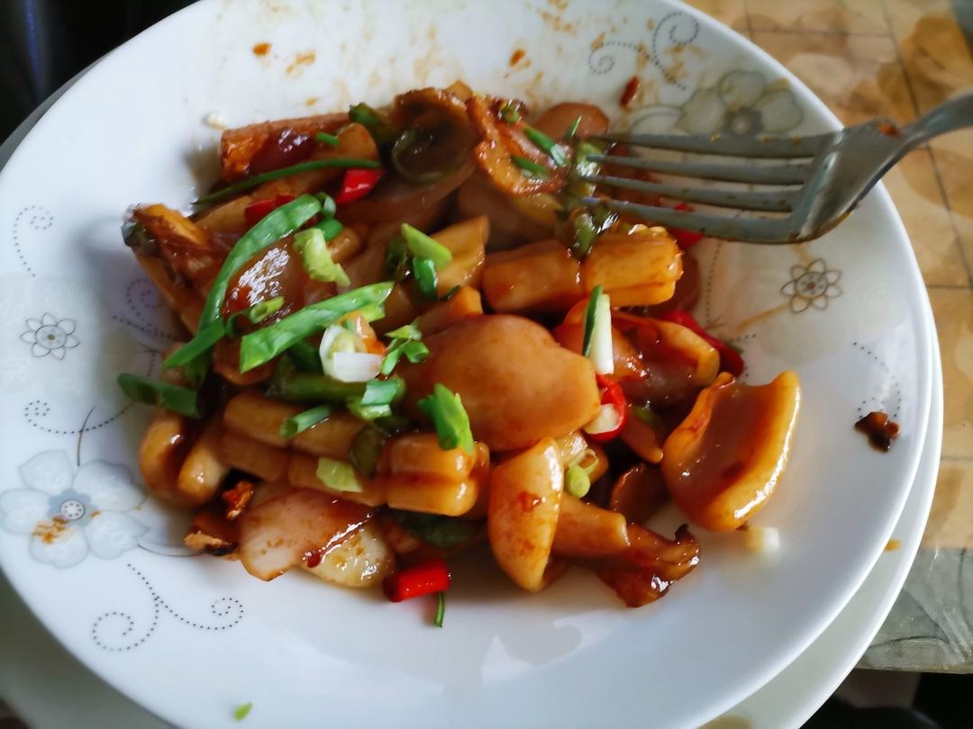 两步搞定脆嫰鲜美的葱爆八爪鱼