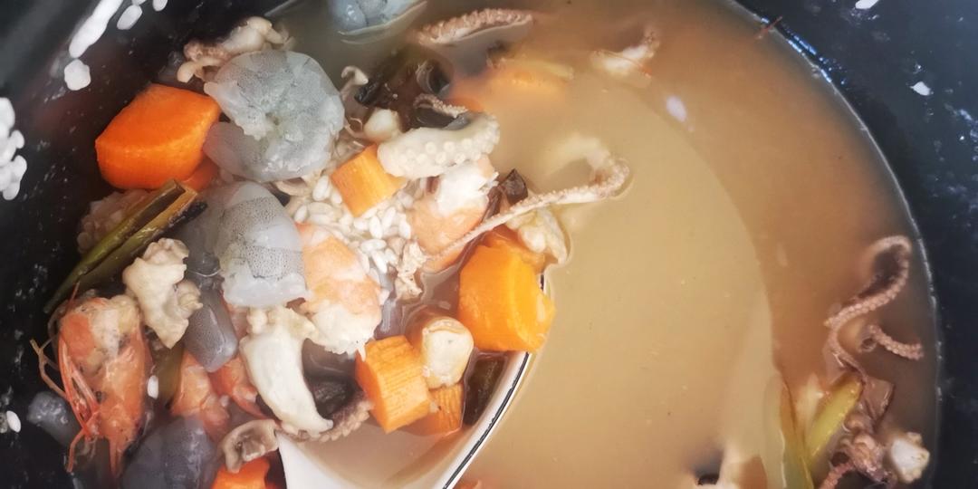 海鲜粥（超简单）