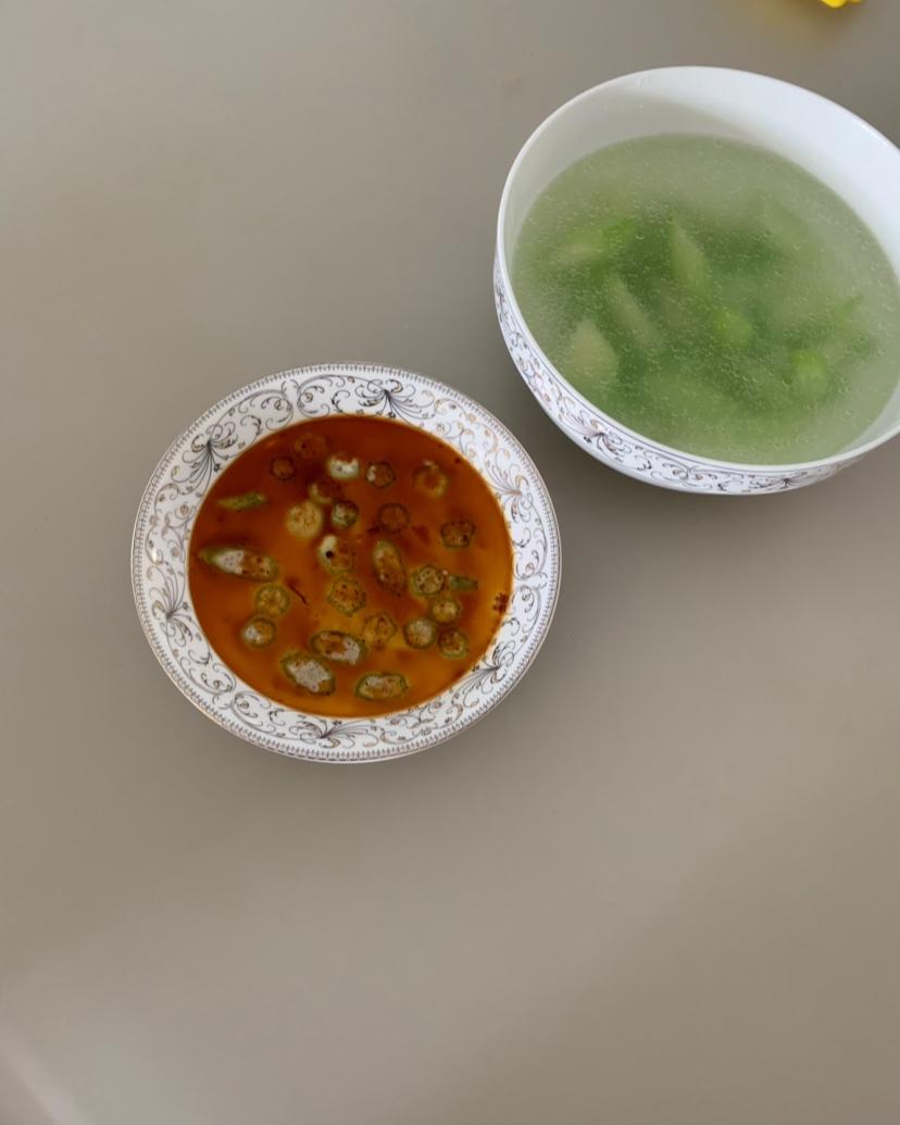 秋葵鸡蛋羹