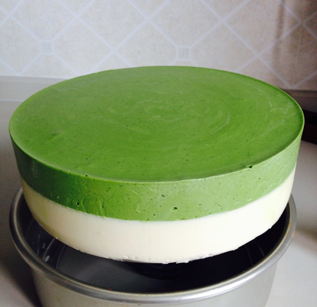 巧克力抹茶慕斯蛋糕