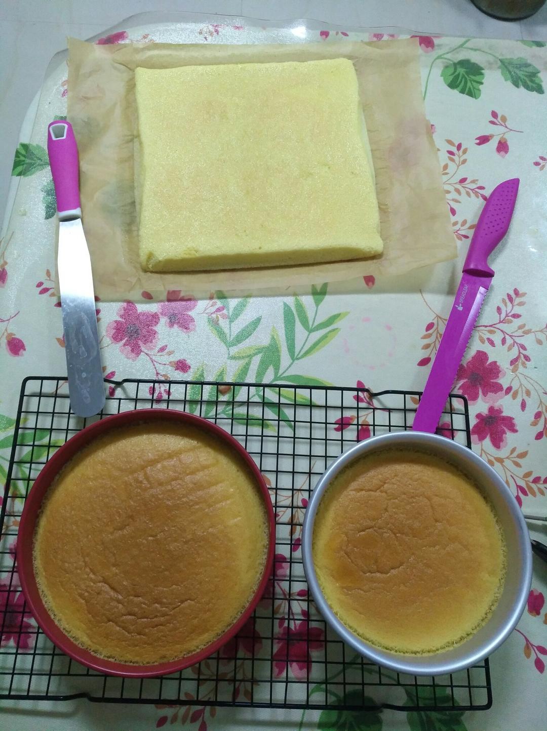 烤箱做蛋糕（戚风蛋糕的做法）